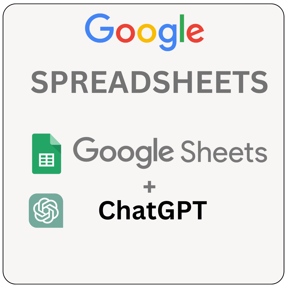 Google Sheets + Chat GPT